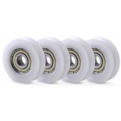 10 PCS U Nylon en Plastique intgr 608 roulements Billes de Gorge 6 30 10mm Poulie de Guidage