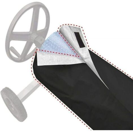 Housse de Protection pour Enrouleur Solaire pour Piscine, Housse de Protection pour Couverture Solaire pour Piscine, Housse de Protection pour Enrouleur pour piscines, Enrouleur Solaire,（490X96）
