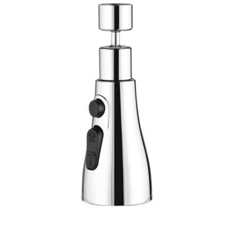 Buse de pulvérisation de robinet aérateur rotatif M22/M24, économiseur d'eau pivotant pour extension de tête de robinet, adaptateur d'aérateur de jet, rallonge de robinet-2 pièces