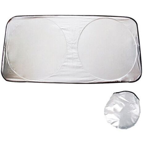 Pare-soleil pour pare-brise, pare-soleil de pare-brise avant de voiture, pare-soleil de voiture, protecteur UV de pare-brise intérieur, pare-soleil pliable et portable, 160x86CM