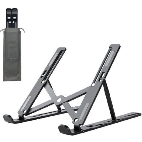Support pour Ordinateur Portable, Support réglable pour Ordinateur Portable de Bureau, Support léger et Pliable (1/5)