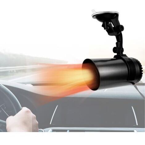 Allume-cigare Portable 24V, chauffage rapide, frais et chaud, désembueur et dégivreur pour voiture avec support rotatif