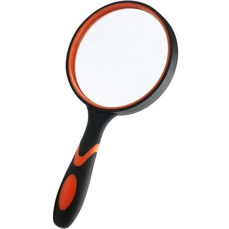 Loupe 10X,Loupe de Lecture,loupe Enfant,loupe Enfant Insecte,loupe 80 mm,Loupe avec poignée en Caoutchouc Souple antidérapante,pour Enfants et Personnes âgées (1/5)