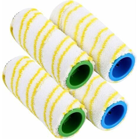 Rouleaux de remplacement, rouleaux de remplacement Karcher FC7 FC5 FC3D FC3 (4 pièces jaunes) (1/5)
