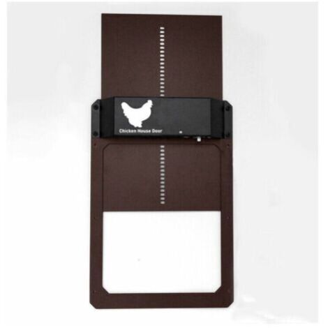 Porte de poulailler domestiques automatique sensible à la lumière, porte de poulailler, porte pour animaux