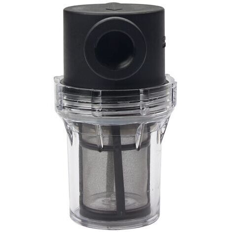 Filtre de pipeline, filtre de pompe à eau 1/2" avec tamis en acier inoxydable 80mailles, filtre en maille en ligne pour l'irrigation du jardin