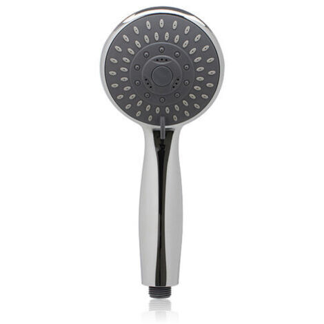 Pommeau de douche universel pour baignoire et douche à main, pommeau de douche chromé réglable avec arroseur supérieur
