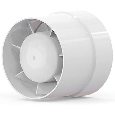 Ventilateur Extracteur d'air, 茅conomique 100mm, 12W/130m鲁, extracteur axial conduit en ligne : salle de bain, cuisine, cave