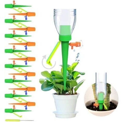 15 Pics Irrigation Goutte à Goutte, D'arrosage Automatique pour Plantes avec Système D'arrosage à Libération Lente pour Plantes D'intérieur (1/5)