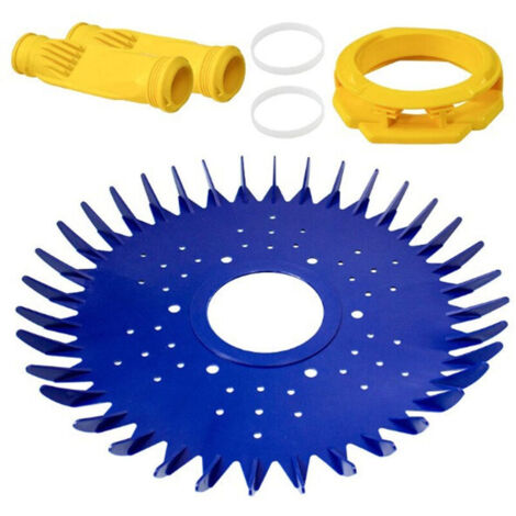 Lot de 6 Kit de remplacement pour nettoyeur de piscine , comprend un joint à ailettes W70329, un diaphragme longue durée W69698 avec anneau de retenue W81600, un coussinet de pied W70327 compatible (1/4)