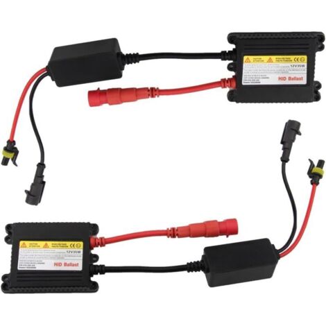 Kit de ballast universel 12 V 35 W, réacteur de remplacement xénon DC HID, 2 pièces pour H1 H3 H4 H7 H10 H9 9005 9006 D2R D2S toutes séries