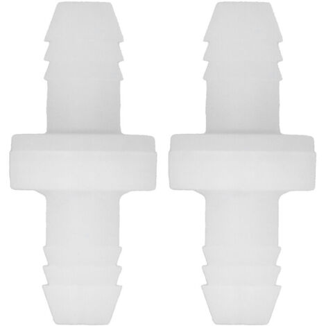 Lot de 2 clapets anti-retour 3/8 po 10 mm en plastique 1 voie anti-retour pour compresseur d'air, pompe d'aquarium, carburant, gaz, liquide, air CDDV6