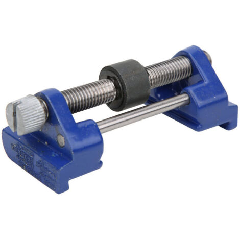 Guide d'affûtage - En acier inoxydable - Serrage sur le côté - Angle fixe - Avec rouleau pour ciseaux à bois, lame de rabot, burin plat Bleu
