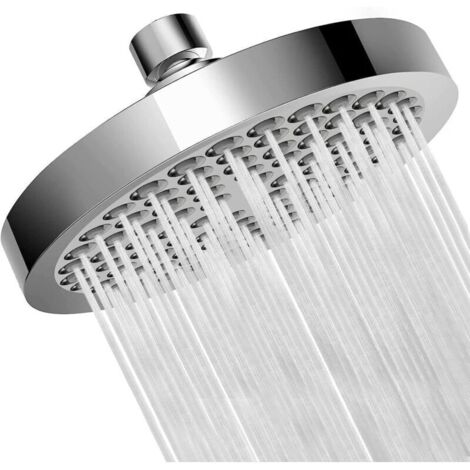 Pomme de Douche Anti Calcaire, Pomme de Douche Haute Pression, Pommeau de Douche Fixé, Pommeau Douche Pluie à Économie ​d'eau, Ronde Tête de Douche Pluie, Pommeau Universelle