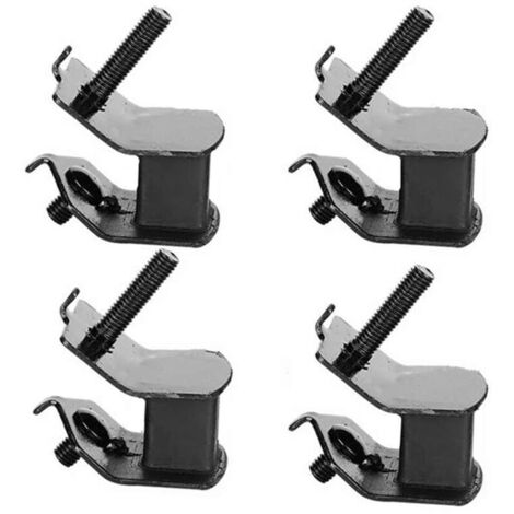 4 Pièces Générateurs à Essence Amortissement Pieds Coussin de Fer Coussinets Anti-Vibration Support de Pied pour Générateur de Moteur à Essence Agricole 168F/170F 2KW-3KW