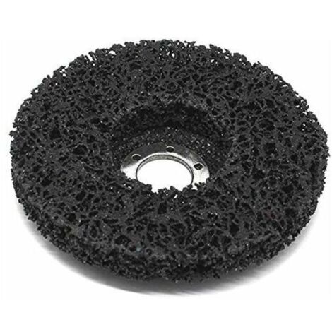 Disques de nettoyage, pour meuleuse d'angle diamètre : 125 mm, Guazhuni Lot de 2 ( noir) (1/3)