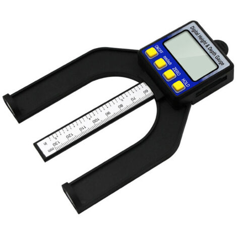 Jauge de Profondimètre Numérique Hauteur 0-80mm LCD Jauge de Hauteur pour Le Travail du Bois et la Construction de Machines (1/4)