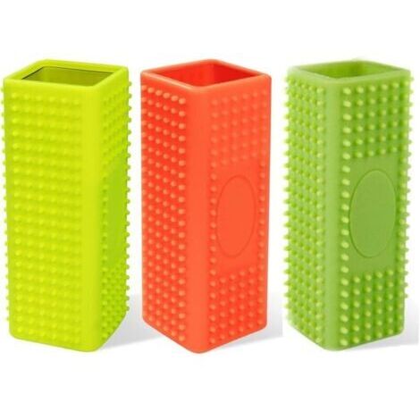 2pcs Brosses à Poils d'Animaux en Silicone, Brosse de Nettoyage en Caoutchouc Creux, Épilateur en Silicone pour Poils d'Animaux de Compagnie, Pour Meubles Canapé Tapis Canapé Literie