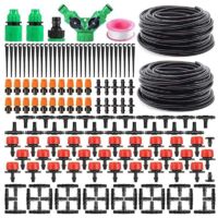 Kit d'irrigation de jardin, , 30M Goutte à Goutte Jardin Système d'Arrosage Pour Jardin, Pelouse, Paysage, Potager