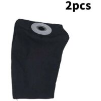 2 sac d'aspirateur, sac à poussière, facile à installer, élimination des peluches, sac d'aspirateur réutilisable pour eau et poussière, sac à poussière à ouverture supérieure en sergé