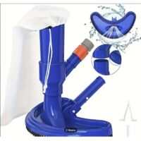 Aspirateur de piscine, aspirateur de piscine, aspirateur de sol, aspirateur de fond de piscine, kit de nettoyage de piscine pour bassins profonds, spas et bains à remous