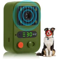 Dispositifs anti-aboiements à ultrasons pour chiens, 10 m, dispositifs de dissuasion automatiques rechargeables, 3 modes, bouchon d'aboiement pour chien, sûr et convivial pour les chiens