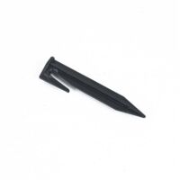 Compatible avec Husqvarna, Gardena, Worx, Robomow, Yard Force, Bosch - Piquets de fixation au sol avec crochets universels - Fixation par câble pour tondeuse à gazon - 100 pièces