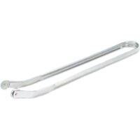 Pince Barbecue Roulette,BBQ Sausage Turning Tongs,Pince Saucisse Barbecue Roulette,Pince BBQ A Roulette INOX,Pince Barbecue avec Roulette,39.5cm Pinces à Saucisses (1PCS)