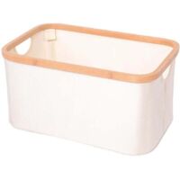 à linge pliable cassé Idéal comme panier de rangement pliable Panier à linge pliable en tissu Oxford Panier de rangement à linge pliable Panier à linge pla beige