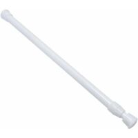 Tringle à rideau extensible, barre de tension extensible, facile à installer pour rideaux en filet, barres télescopiques extensibles pour rideau de douche, de baignoire, d'armoires de porte