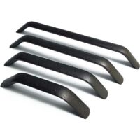 Poignées et boutons de tiroir Cuisine Armoire Porte Poignées Placard Tiroir Chambre Meubles Tirer Entraxe noir 2pcs 96mm
