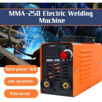 Mini poste a Souder:4KW 250A 220V MMA Poste a Souder ARC Pour soudage de métal,bricolage,réparation de bicyclette-Machine à souder portable