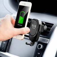 Support pour Téléphone Portable avec Chargeur Induction Sans Fil