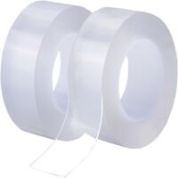Scotch double face Double Face Extra Fort Transparent Colle forte Fixation Murale intérieure et extérieure