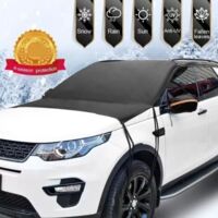 Couverture Pare-Brise Voiture, Bâche Pare Brise Protection Magnétique, Protege Pare Brise Givre 205150cm
