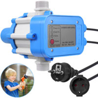 Contrôleur pompe eau 11kW 10 bars IP65, pour systèmes domestiques, bleu