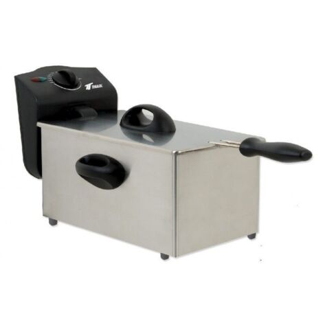 Friteuse électrique TH-FR175 en acier inoxydable poli, capacité de 1,75 L Offre exclusive (1/3)