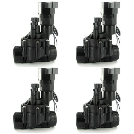 Lot De 4 Électrovannes Hunter PGV-100 9V 1 Pouce – Irrigation Fiable Pour Jardin & Pelouse, Purge Manuelle