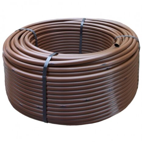 Tuyau d'arrosage Rain Bird XFD 100 m, 16 mm, avec goutteurs tous les 50 cm. Marron Offre exclusive