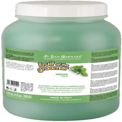 Shampoing à la menthe Fruit of the Groomer pour chiens 3 litres Offre exclusive