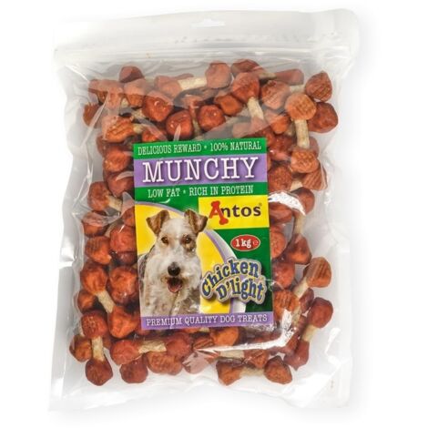 Friandises pour chien au poulet D'Light Munchy - 1 kg  Offre exclusive