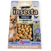 Insecta Nibbles Dog Snack - Mouche soldat noire à la pomme - 100 g Offre exclusive