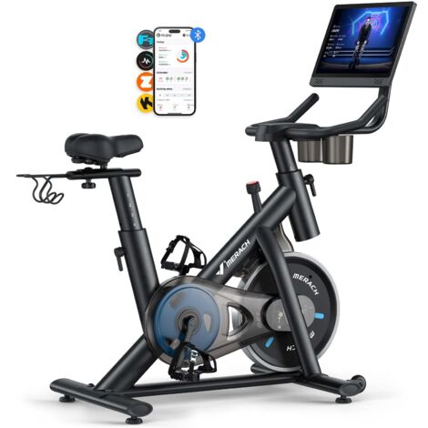 Vélo D'appartement Magnétique HXD-ERGO - Résistance Infinie, Silencieux, Siège Et Guidon Réglables, Charge 150kg