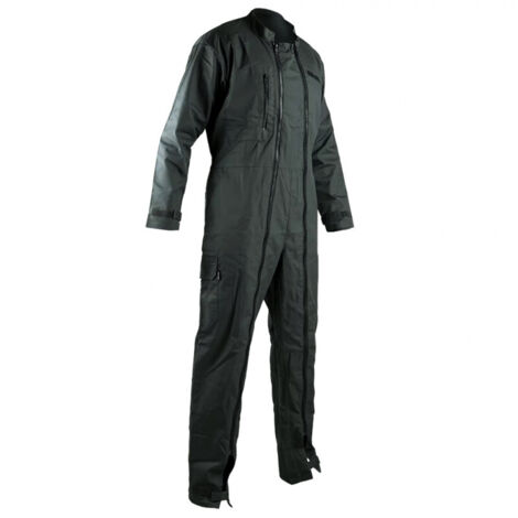 LMA – Combinaison de protection double zip vert US – 65% polyester, 35% coton – Pour artisans et mécaniciens – Taille S