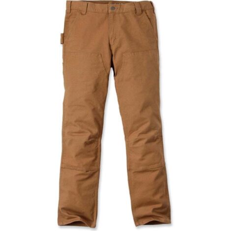 CARHARTT Pantaloni anatra stretch marrone S.48 - 103340-211-W40/L32 (1/2)