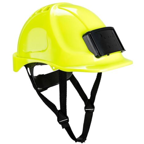 Casco da lavoro con porta badge Portwest Endurance Giallo Unico