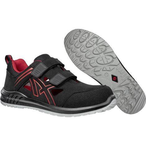 Scarpe da ginnastica a bassa sicurezza traspiranti Albatros CLIFTON AIR LOW S1 ESD SRC Nero / Rosso 37 (1/5)