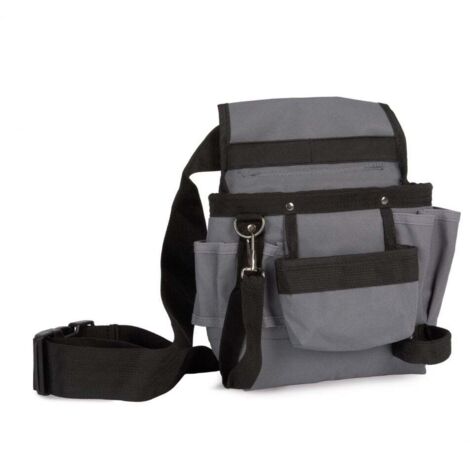 Borsa porta attrezzi con cintura 8 scomparti WK. Progettato per funzionare Grigio scuro Unico (1/5)