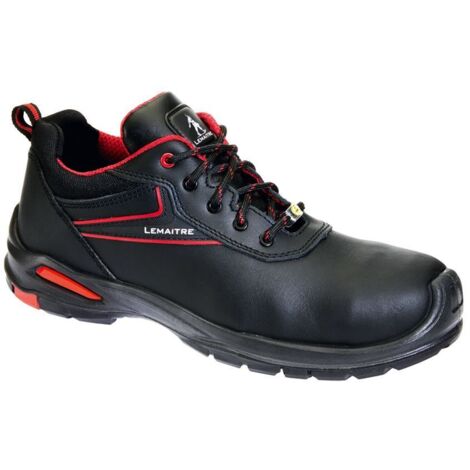 Scarpe di sicurezza basse GEORGE LOW S3 ESD SRC Nero/Rosso 40 (1/2)