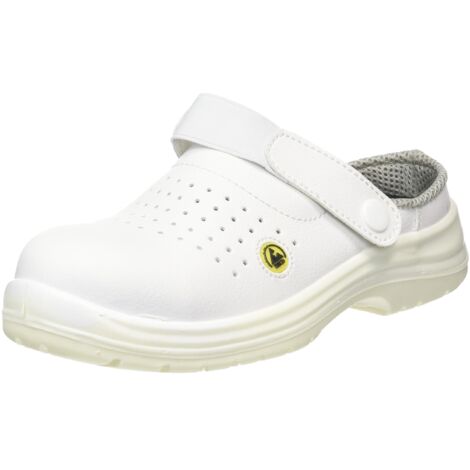 Zoccoli di sicurezza in composito ventilato Portwest ESD SB AE Bianco 42